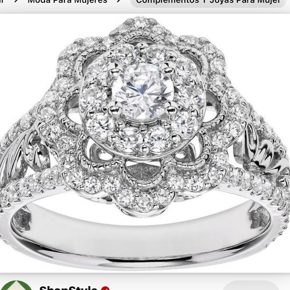 Simply Vera Vera Wang Diamond Flower Ring 🌸 - Picture 15 of 15